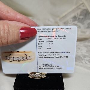 Gold Diamond Wedding Ring